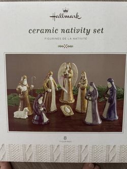 Ceramic Nativity Set Hallmark