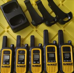 DeWalt walkie talkies