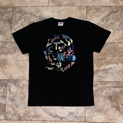 Billionaire Boys Club Helmet Graphic T-Shirt Black Size Medium