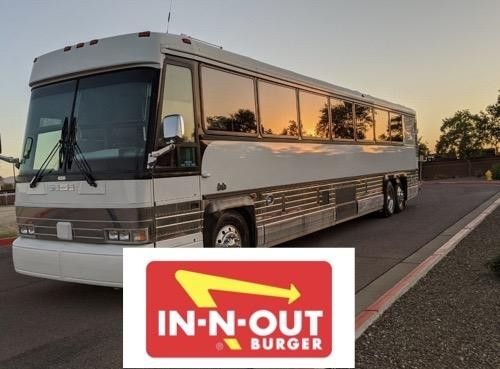 Mci motor coach bus RV