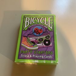 Bicycle Trusted SINCE 1885 Part Starters Trivia & Playing Cards
