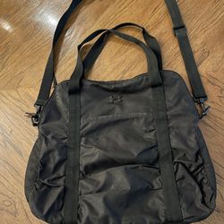 Black Under Armour Tote with Several Compartments in Excellent Condition