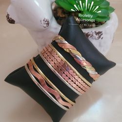 Copper Bracelets Three Different Designs 