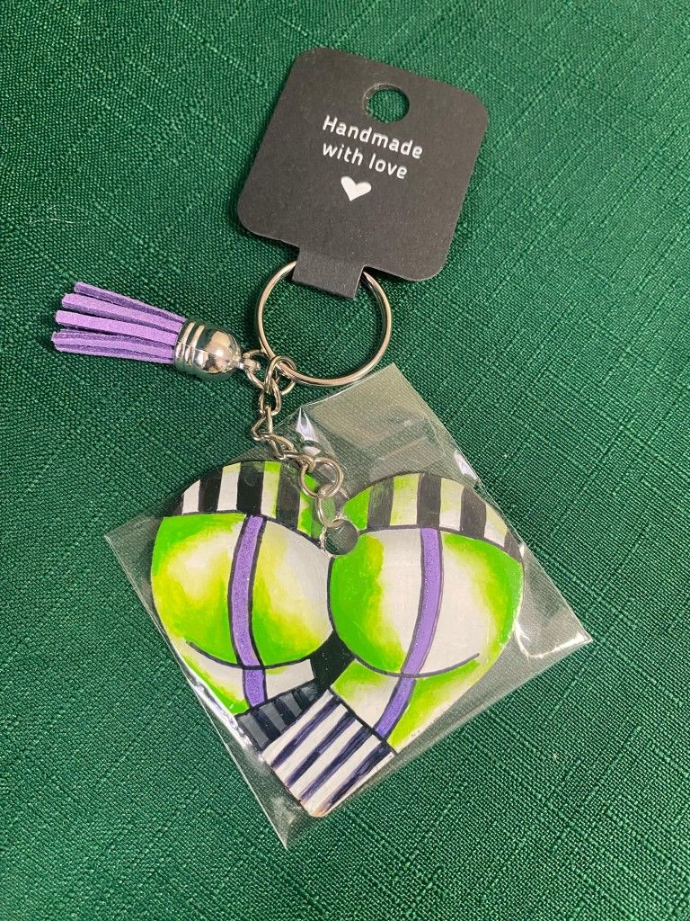 Beetlejuice Keychain