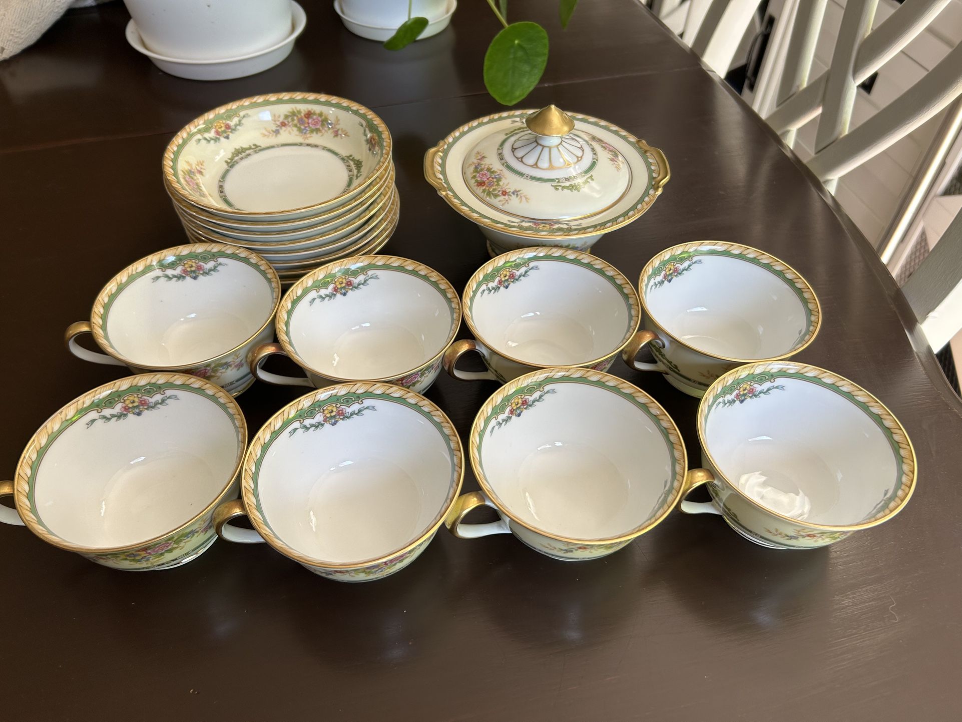 Noritake “Monica” China Set. Circa 1917 . Made In Japan. Set Of 18
