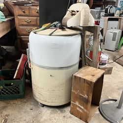 Antique washing machine
