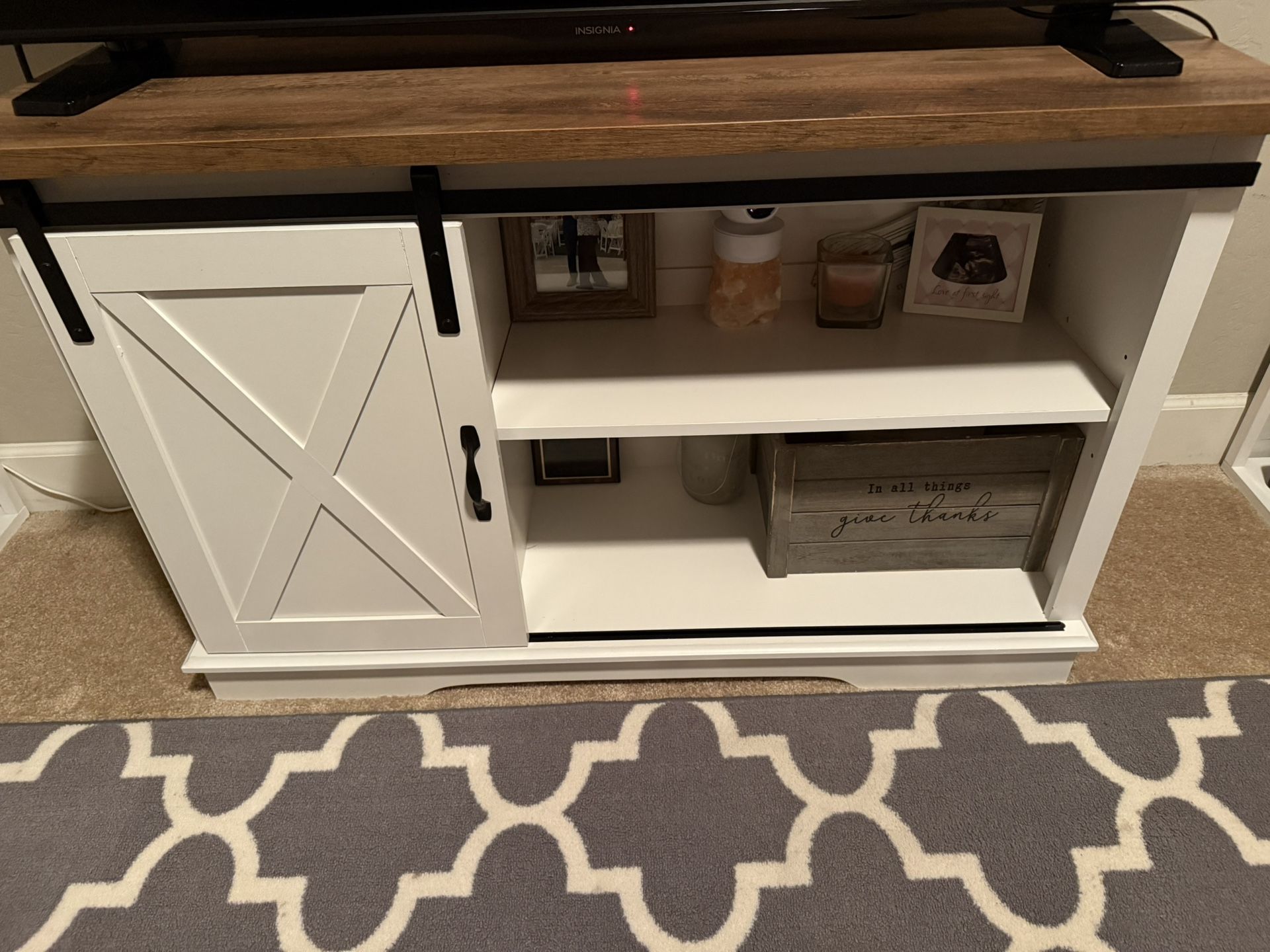 White Tv Stand 