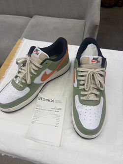 Nike Air Force 1 Low '07 – Oil Green / Orange