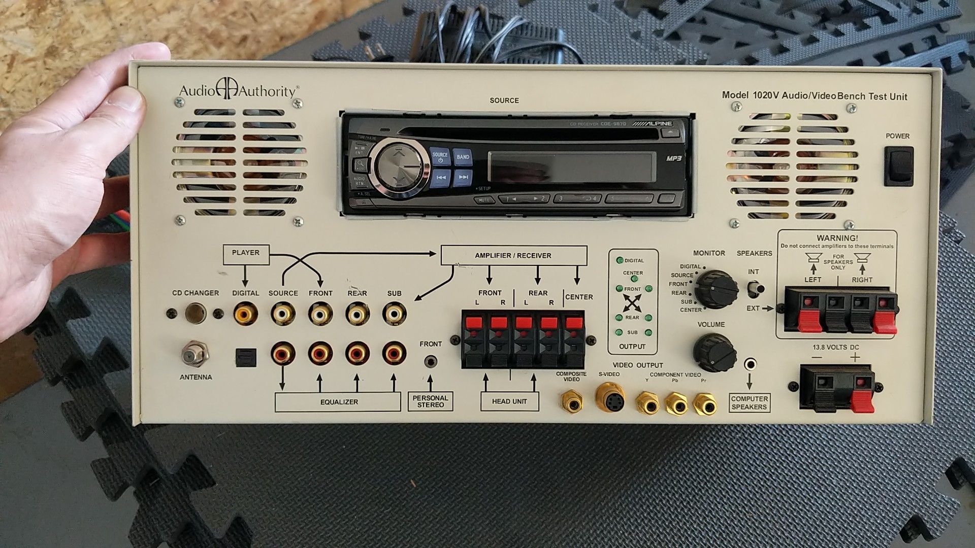Car Audio Bench Test Unit from Audio Authority