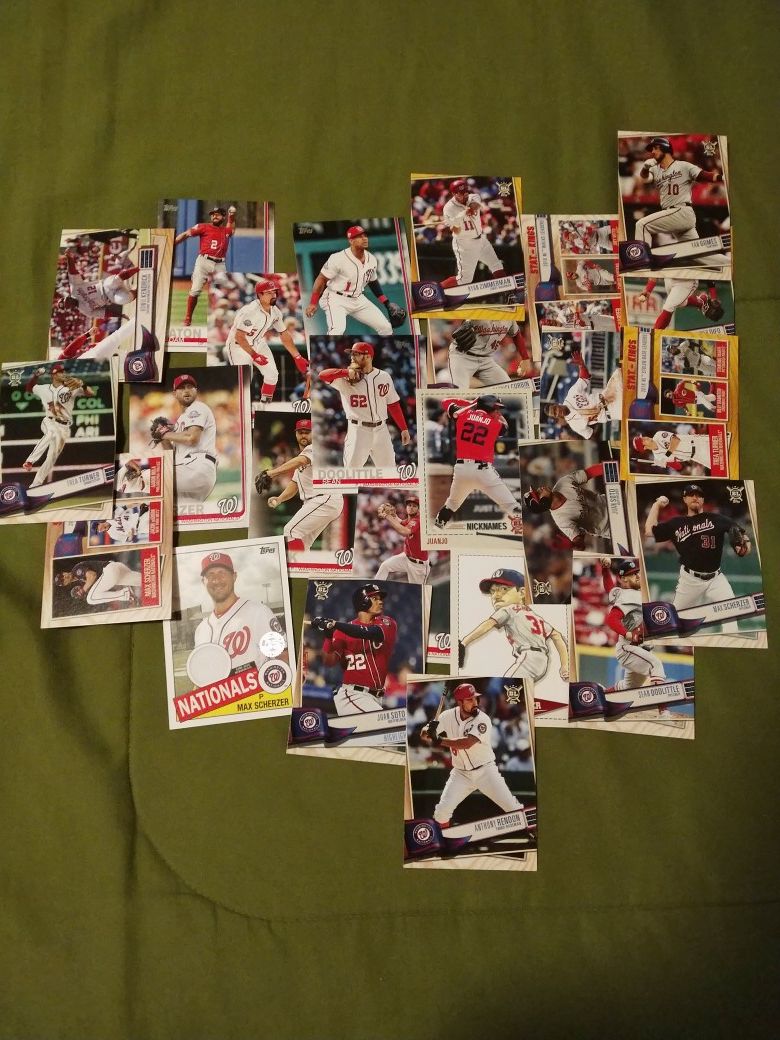 25 Washington Nationals Baseball Cards