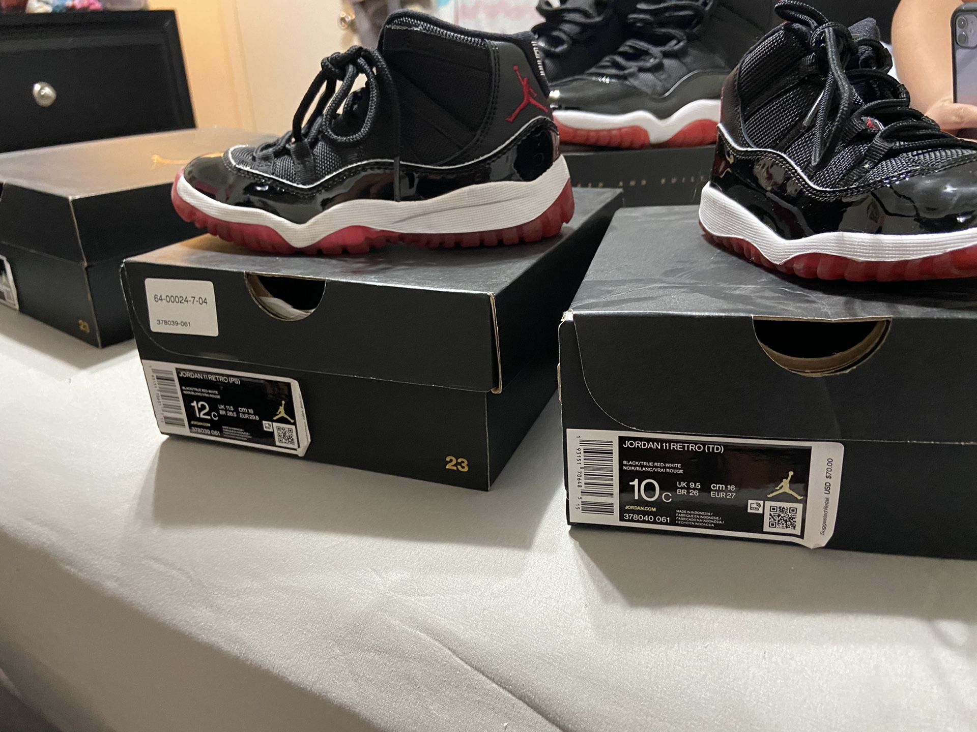 Kids jordan 11 bred