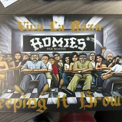 New Homies Sign Tin