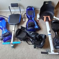 Hover Boards And Hover Board Cart Attachments $80 Each Board