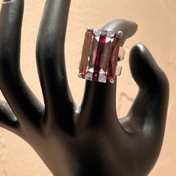 Henri Bendel Statement Ring In Signature Colors-Size 6.5-7.0 Due to the Double Band