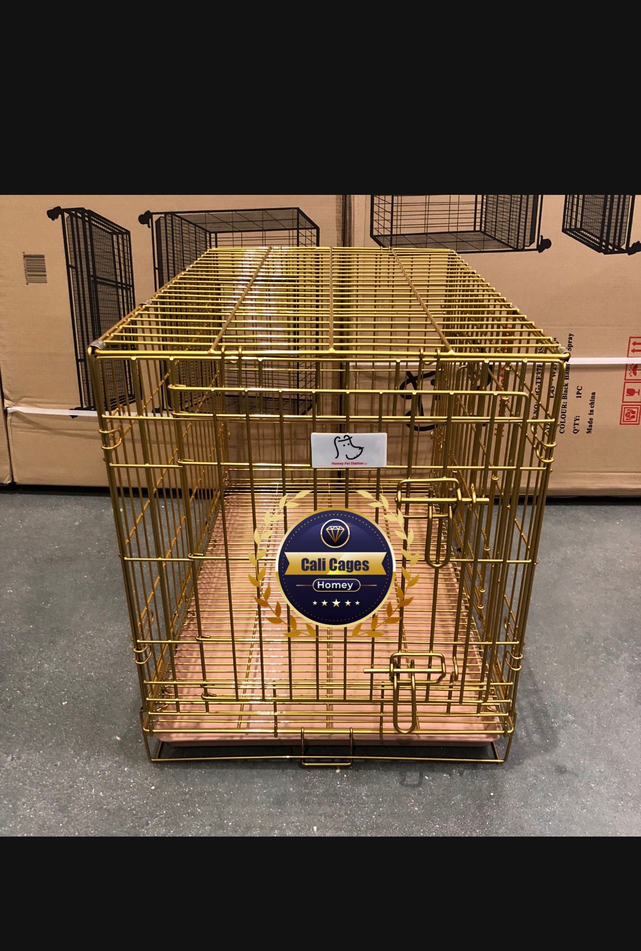Dog Cage Kennel Size 24” Inch Small With Grid And Tray New In Box 📦