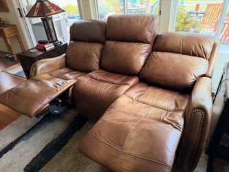 Leather Recliner Sofa