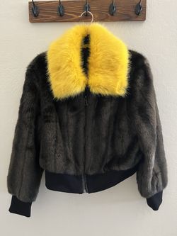 Adrienne Landau Faux Fur Coat