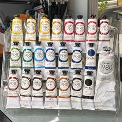 Gamblin 1980 Oil Paint Set - Hardly Used!