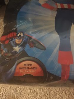 Adult captain America outfit