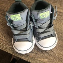 Grey Converse Kids Shoes Infant Size 4
