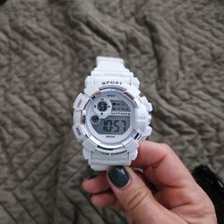 White Sport Watch