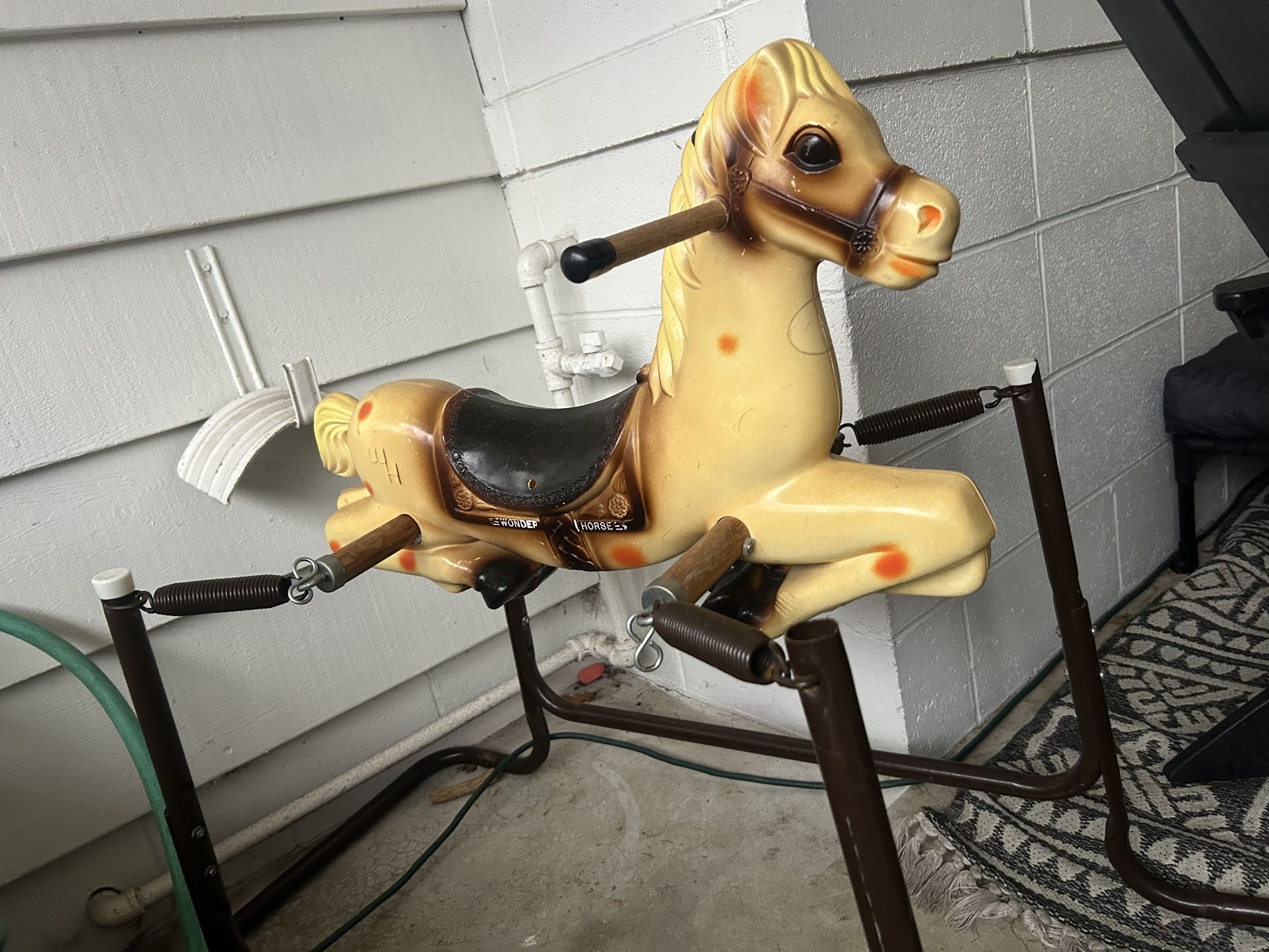 Vintage Bouncing Horse