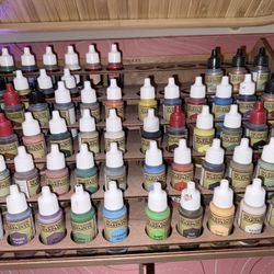 Army Painter Warpaints + Wooden Rack (Mini Painting) 