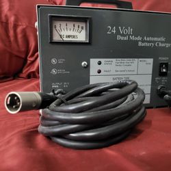 24 Volt Dual Mode Automatic Battery Charger
