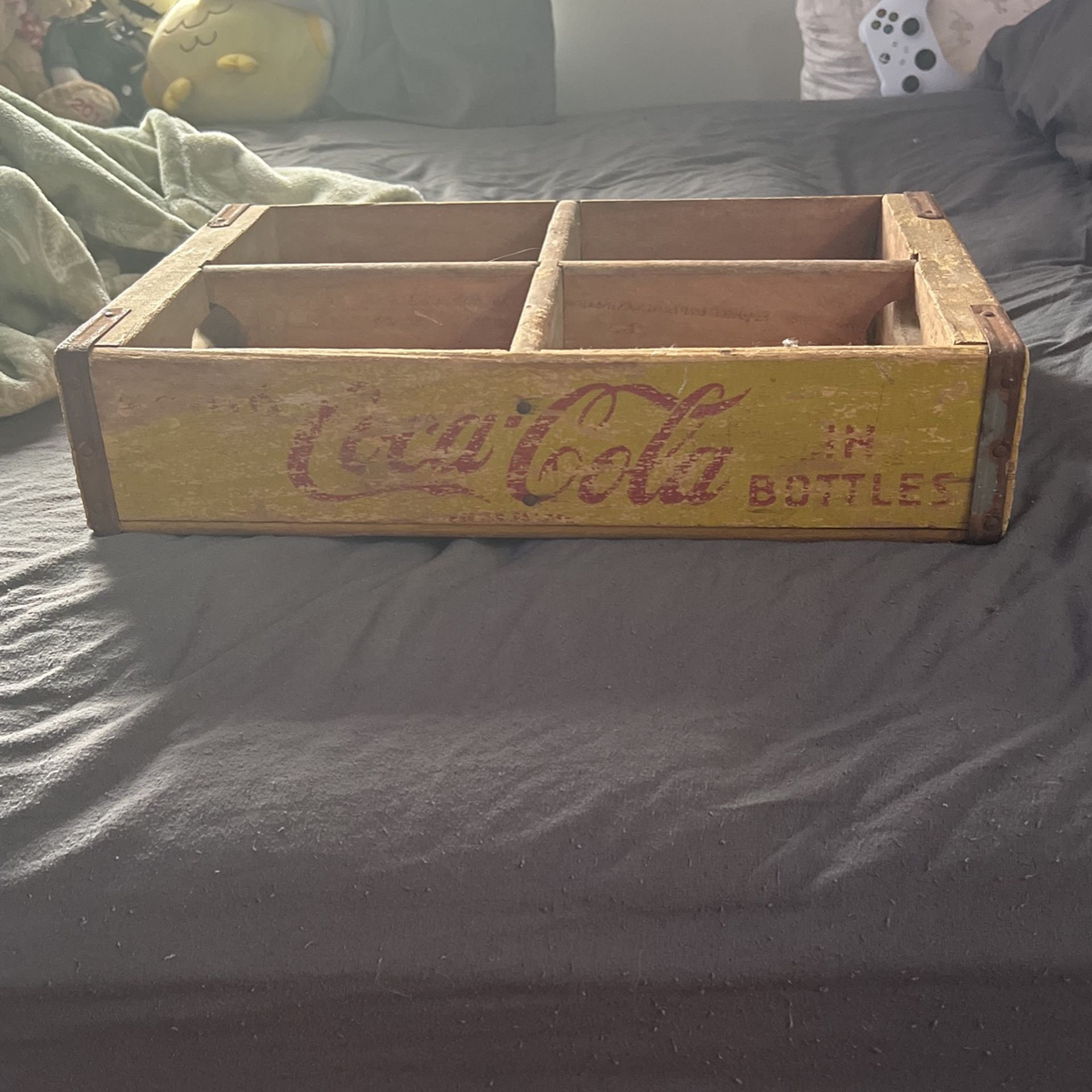 Drink Coca Cola In bottles crate