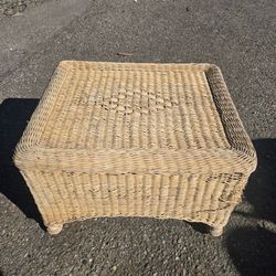 Square Wicker Table