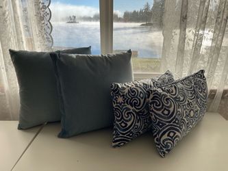 Indoor/outdoor Pillows ($5 for all)