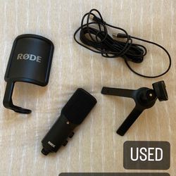 RODE Microphone Set w/ Accessories Used