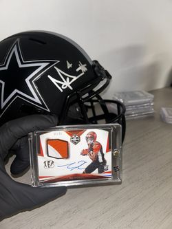 2020 Panini Tee Higgins On Card Auto RPA /75