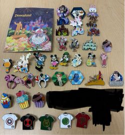 Disneyland pin lot of 37