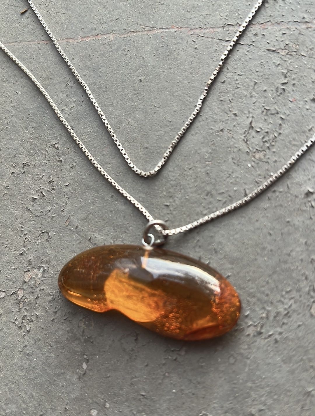 Yellow butterscotch Baltic amber necklace
