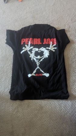 SUPER COOL VINTAGE PEARL JAM CONCERT TSHIRT ALIVE TOUR STICKMAN Make Offer