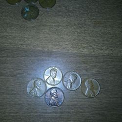 5 1956 Wheat PENNIES