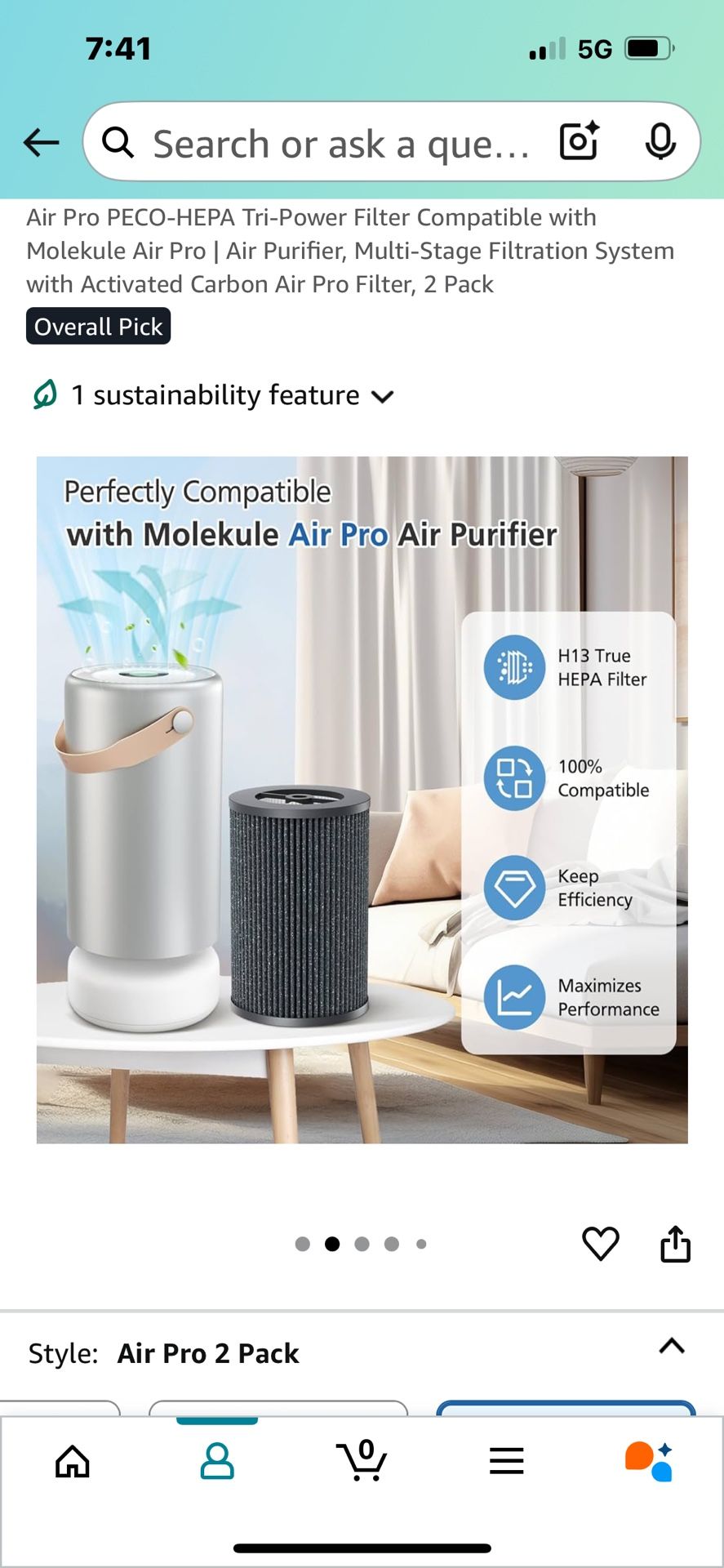 Air Pro PECO-HEPA Tri-Power Filter 