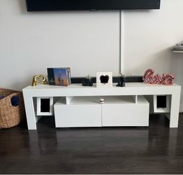 White TV stand