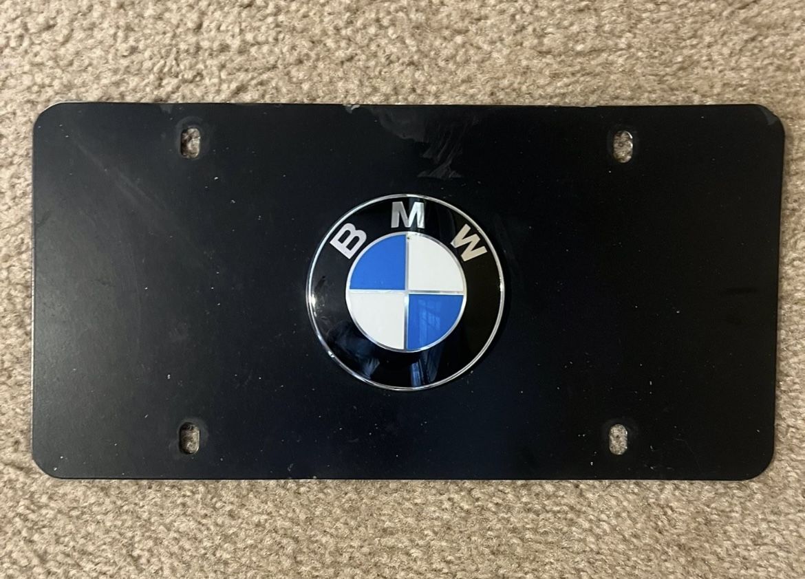 BMW License Plate 