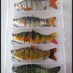Lifelike swimbait 5 pack with box