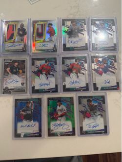 Baseball Auto card lot