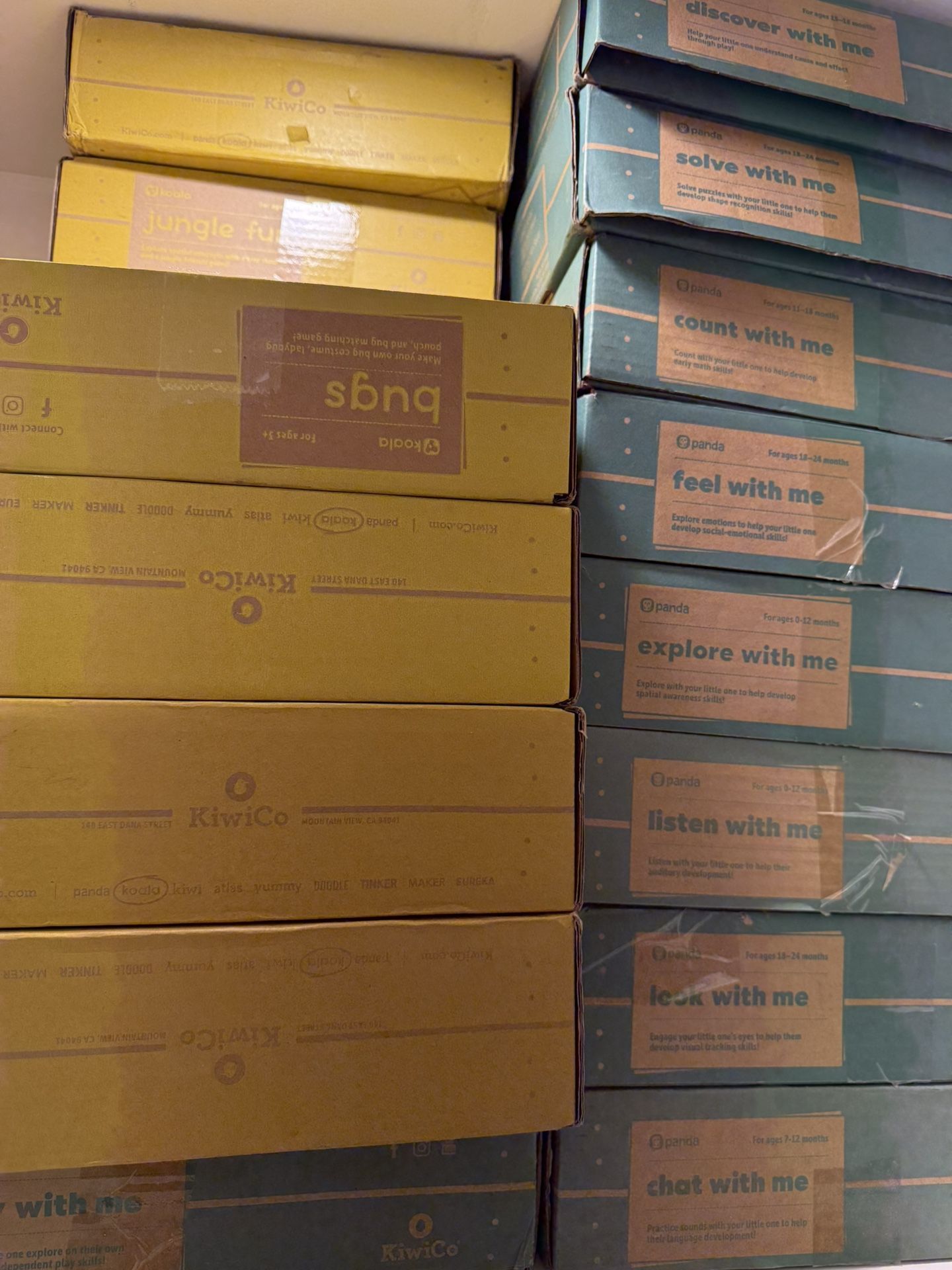 15 Kiwi Co panda And Koala Crates