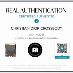 Handbag Authentic Dior Crossbody With COA
