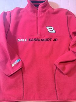 Vintage Y2K Dale Earnhardt Jr. #8 Chase Authentics Fleece Pullover – Medium 1714