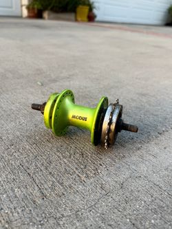 Modus BMX Rear Hub Green with Sprocket