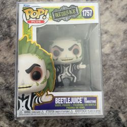 Beetlejuice On Tombstone Funko Pop 