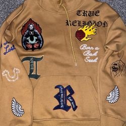 True Religion Hoodie Sz L 