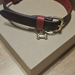 BRAND NEW COACH DOG COLLAR SZ MED