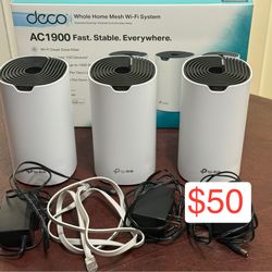 TP-Link Deco S4 WiFi Extender Mesh AC1900  5,500 Sq.ft
